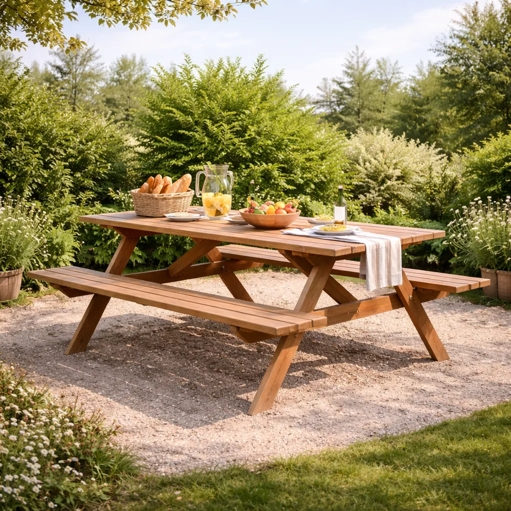 Table de pique-nique pin sylvestre